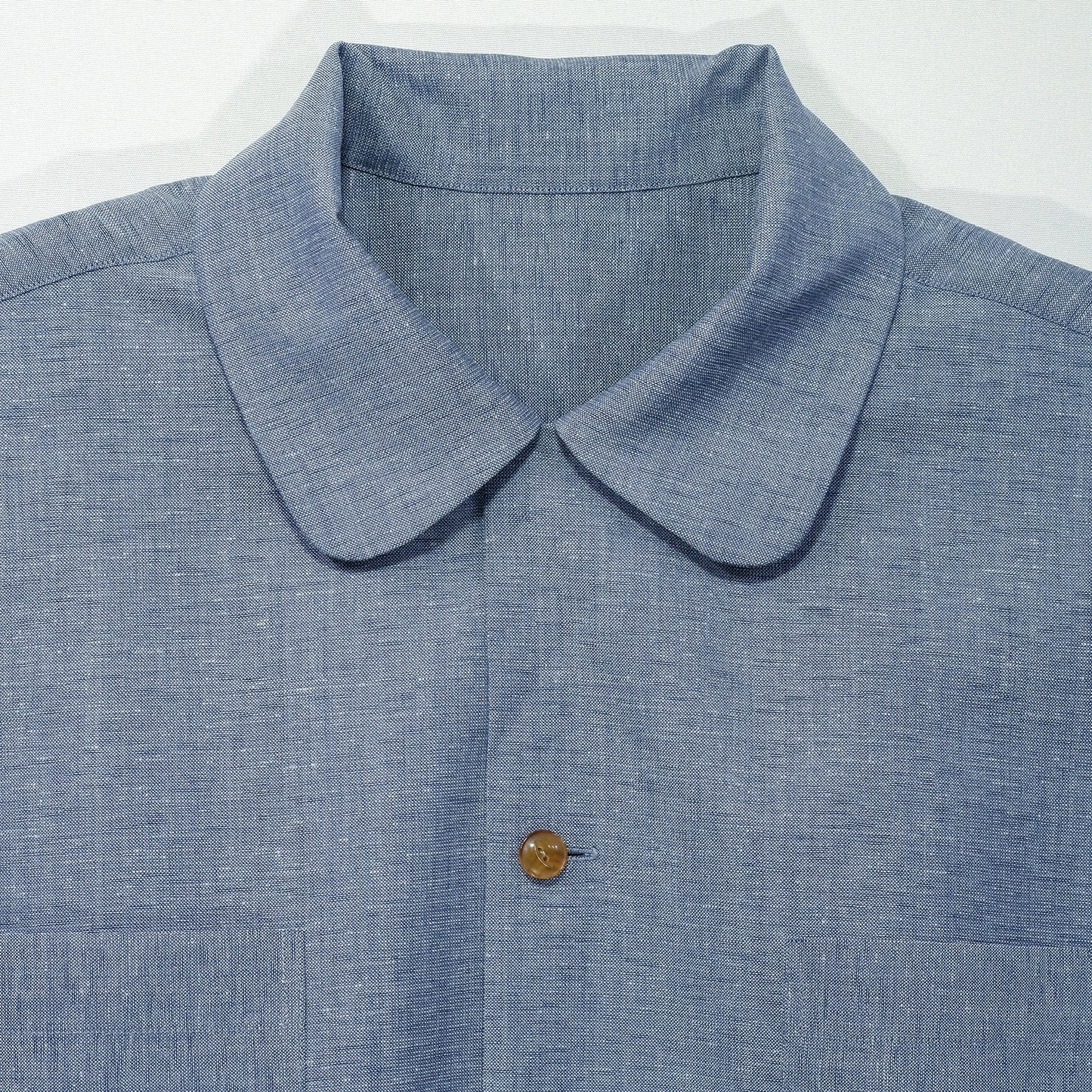 vintage fabric short sleeve shirt2