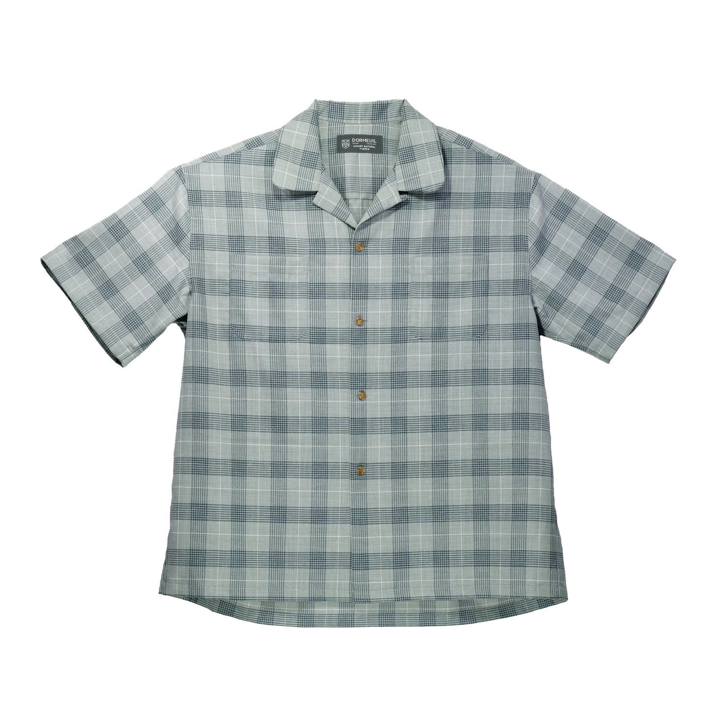 vintage fabric short sleeve shirt3
