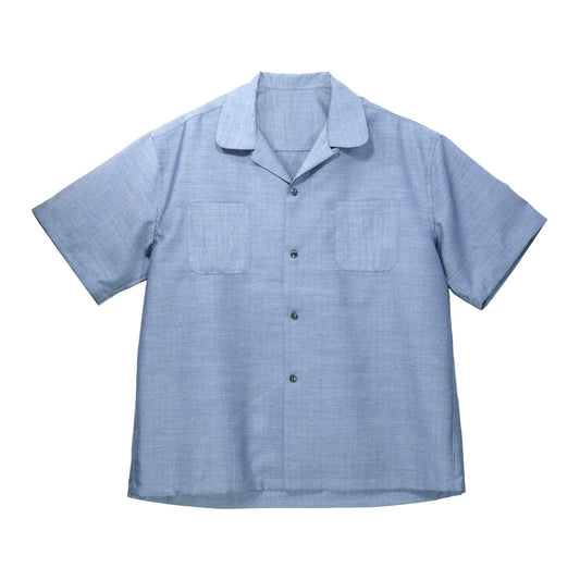 vintage fabric short sleeve shirt1