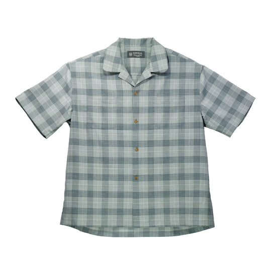 vintage fabric short sleeve shirt3