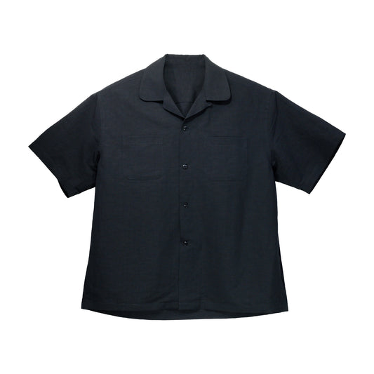 vintage fabric short sleeve shirt4